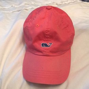 Pink Vineyard Vines Baseball Hat